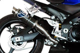 Dual Non-Catalytic Exhaust System With Sound Certification Round Carbon - Termignoni Compatible With Suzuki Gsx-R 1000 (2007-2008)