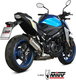 Exhaust Tip With Noise Certification Gppro Titanium - Mivv Compatible With Suzuki Gsx-S 1000 (2021-2024)