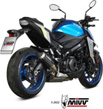 Exhaust Tip With Noise Certification Mk3 Carbon - Mivv Compatible With Suzuki Gsx-S 1000 (2021-2024)