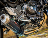 Complete Catalytic Exhaust System With Sound Certification Satinox Carbon Look - Gpr Compatible With Kawasaki Zr 650 Rs (2021-2023)