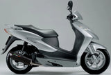Complete Non-Catalytic Exhaust System With Sound Certification Furore Aluminium Black - Gpr Compatible With Honda Dylan 150 (2000-2006)