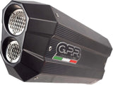 Exhaust Tip With Noise Certification Sonic Carbon Look - Gpr Compatible With Bmw R 1200 Gs Adventure (2017-2018)