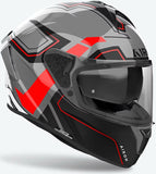 Full-Face Motorcycle Helmet Airoh Spark 2 - Sp2D55 Thermoplastic Hrt Gloss Red Dart Size Xl