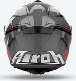 Full-Face Motorcycle Helmet Airoh Spark 2 - Sp2D55 Thermoplastic Hrt Gloss Red Dart Size Xxl
