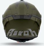 Full-Face Motorcycle Helmet Airoh Spark 2 - Sp2D70 Thermoplastic Hrt Matte Military Green Dart Size L