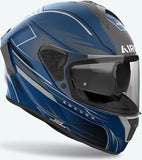 Full-Face Motorcycle Helmet Airoh Spark 2 - Sp2Sh18 Thermoplastic Hrt Matte Blue Shadow Size Xxl