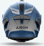 Full-Face Motorcycle Helmet Airoh Spark 2 - Sp2Sh18 Thermoplastic Hrt Matte Blue Shadow Size M