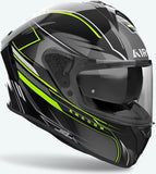 Full-Face Motorcycle Helmet Airoh Spark 2 - Sp2Sh31 Thermoplastic Hrt Gloss Yellow Shadow Size Xs