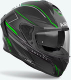 Full-Face Motorcycle Helmet Airoh Spark 2 - Sp2Sh33 Thermoplastic Hrt Matte Green Shadow Size S