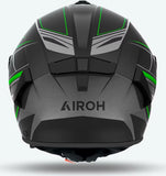Full-Face Motorcycle Helmet Airoh Spark 2 - Sp2Sh33 Thermoplastic Hrt Matte Green Shadow Size Xl