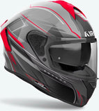 Full-Face Motorcycle Helmet Airoh Spark 2 - Sp2Sh55 Thermoplastic Hrt Gloss Red Shadow Size Xl