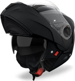 Flip-Up Motorcycle Helmet Airoh Specktre - Spec11 Thermoplastic Hrt Matte Black Color Size Xxl