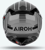 Flip-Up Motorcycle Helmet Airoh Specktre - Specg16 Thermoplastic Hrt Gloss Grey Groove Size Xl