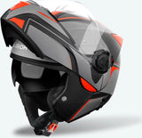 Flip-Up Motorcycle Helmet Airoh Specktre - Specl32 Thermoplastic Hrt Matte Orange Leaf Size Xs