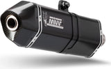 Exhaust Tip With Noise Certification Speed Edge Steel Black Carbon - Mivv Compatible With Bmw F 700 Gs (2012-2017)