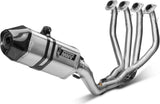 Complete Exhaust System Without Catalytic Converter And Without Sound Certification Speed Edge Stainless Steel Carbon - Mivv Compatible With Kawasaki Zx 6R 636 (2009-2016)