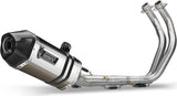 Complete Non-Catalytic Exhaust System With Sound Certification Speed Edge Stainless Steel Carbon - Mivv Compatible With Yamaha Tracer 700 (2016-2024)