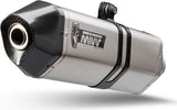 Exhaust Tip With Noise Certification Speed Edge Stainless Steel Carbon - Mivv Compatible With Ktm 1050 Adventure (2015-2016)