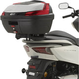 Monolock Alpina Black Aluminium Top Case - 44 Lt Alpina Aluminium - Givi Compatible With Honda Forza 300 Abs (2013-2017)