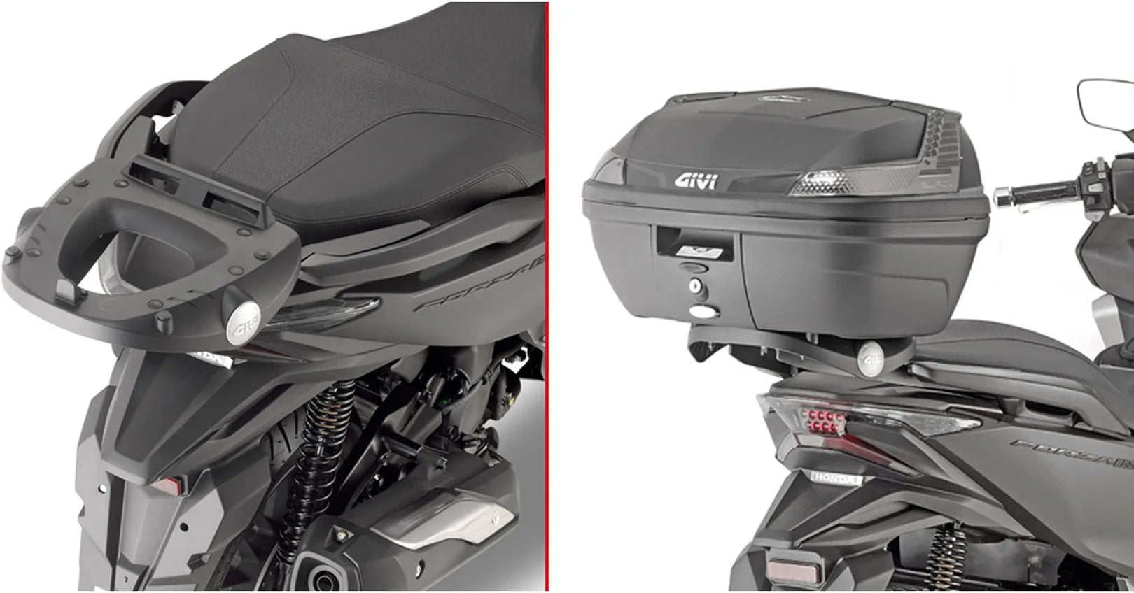 Monolock Alpina Aluminium Top Case - 44 Lt Alpina Aluminium - Givi Compatible With Honda Adv 350 (2022-2024)