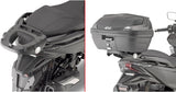 Monokey Black Top Case - 33 Lt Nylon - Givi Compatible With Honda Forza 125 (2023-2024)