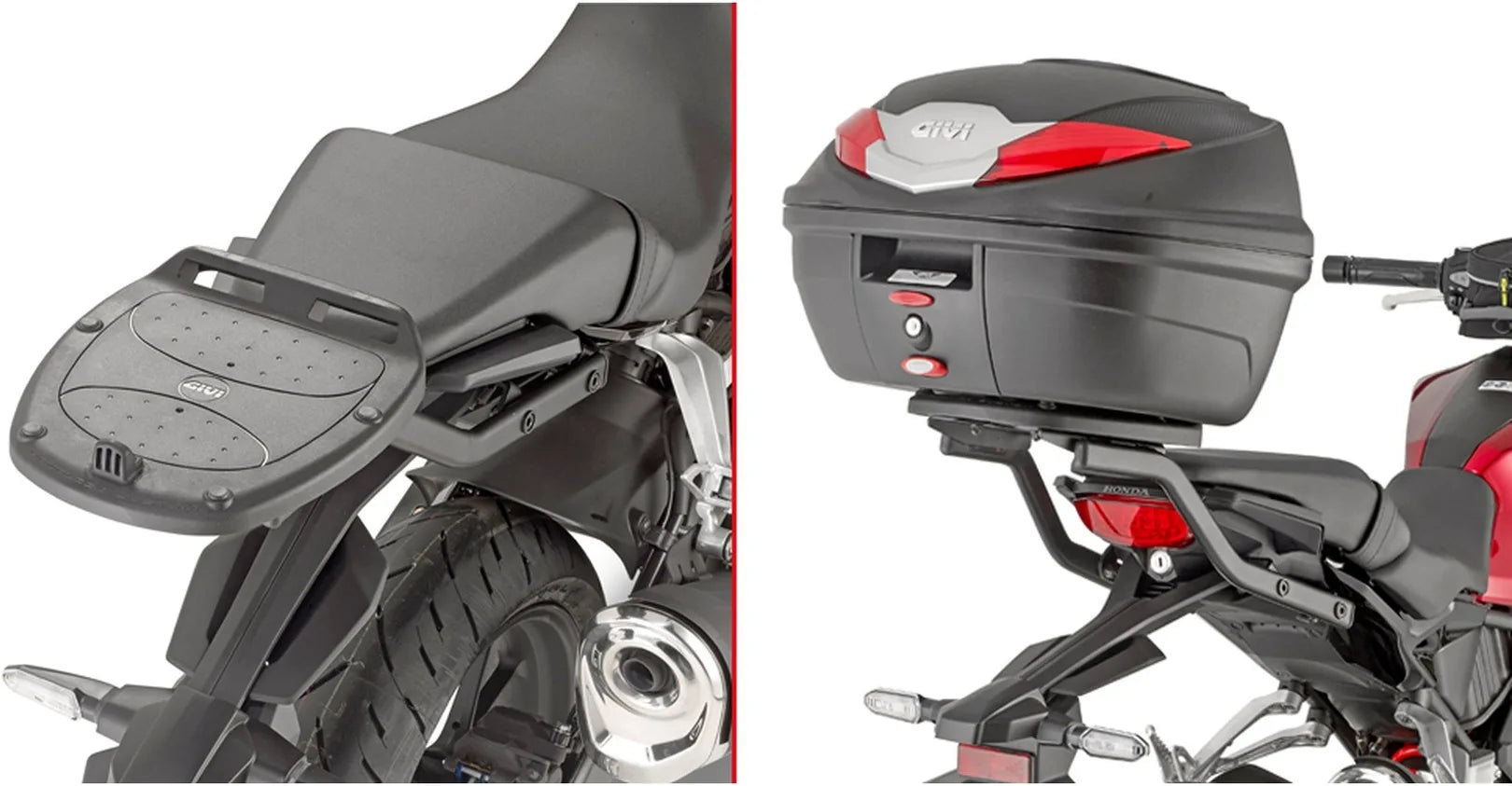 Monolock Black Top Case - 30 Lt C30N Technopolymer - Givi Compatible With Honda Cb 125 R (2021-2024)