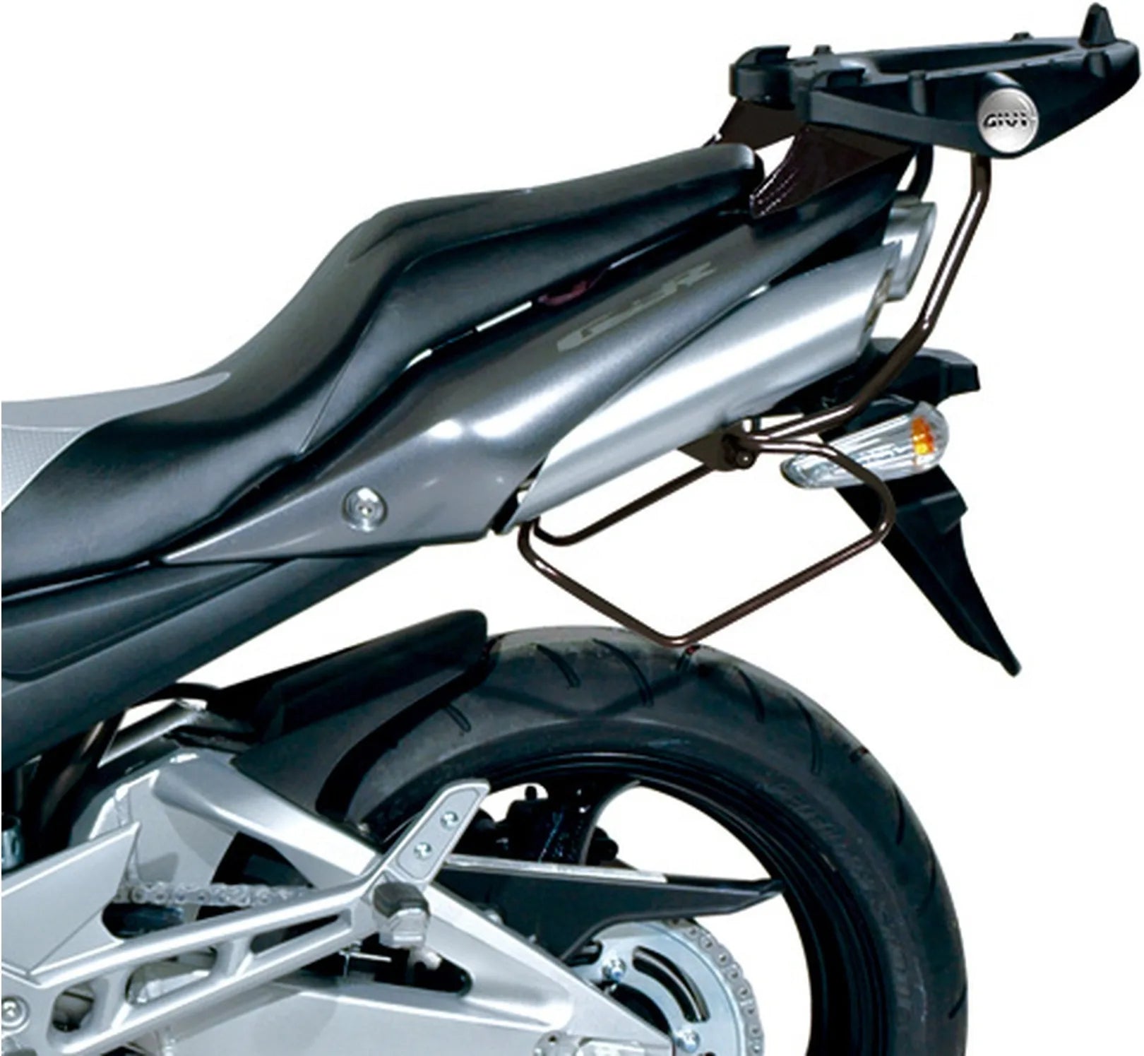 Monokey Black Tech Top Case - 40 Lt Technopolymer - Givi Compatible With Suzuki Gsr 600 (2006-2011)
