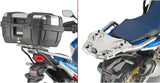 Monokey Trekker Lite Gray Top Case - 35 Lt Trekker Lite Technopolymer - Givi Compatible With Honda Crf 1100 L Africa Twin (2024)