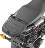 Monolock Vision Black Top Case - 34 Lt Vision Technopolymer - Givi Compatible With Honda Cb 125 F (2021-2024)
