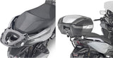Monokey Trekker Outback Evo Smart Black Aluminium Top Case - 42 Lt Trekker Outback Evo Smart Aluminium - Givi Compatible With Honda Forza 125 (2021-2022)