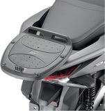 Monolock Alpina Black Aluminium Top Case - 44 Lt Alpina Aluminium - Givi Compatible With Honda Pcx 125 (2010-2013)