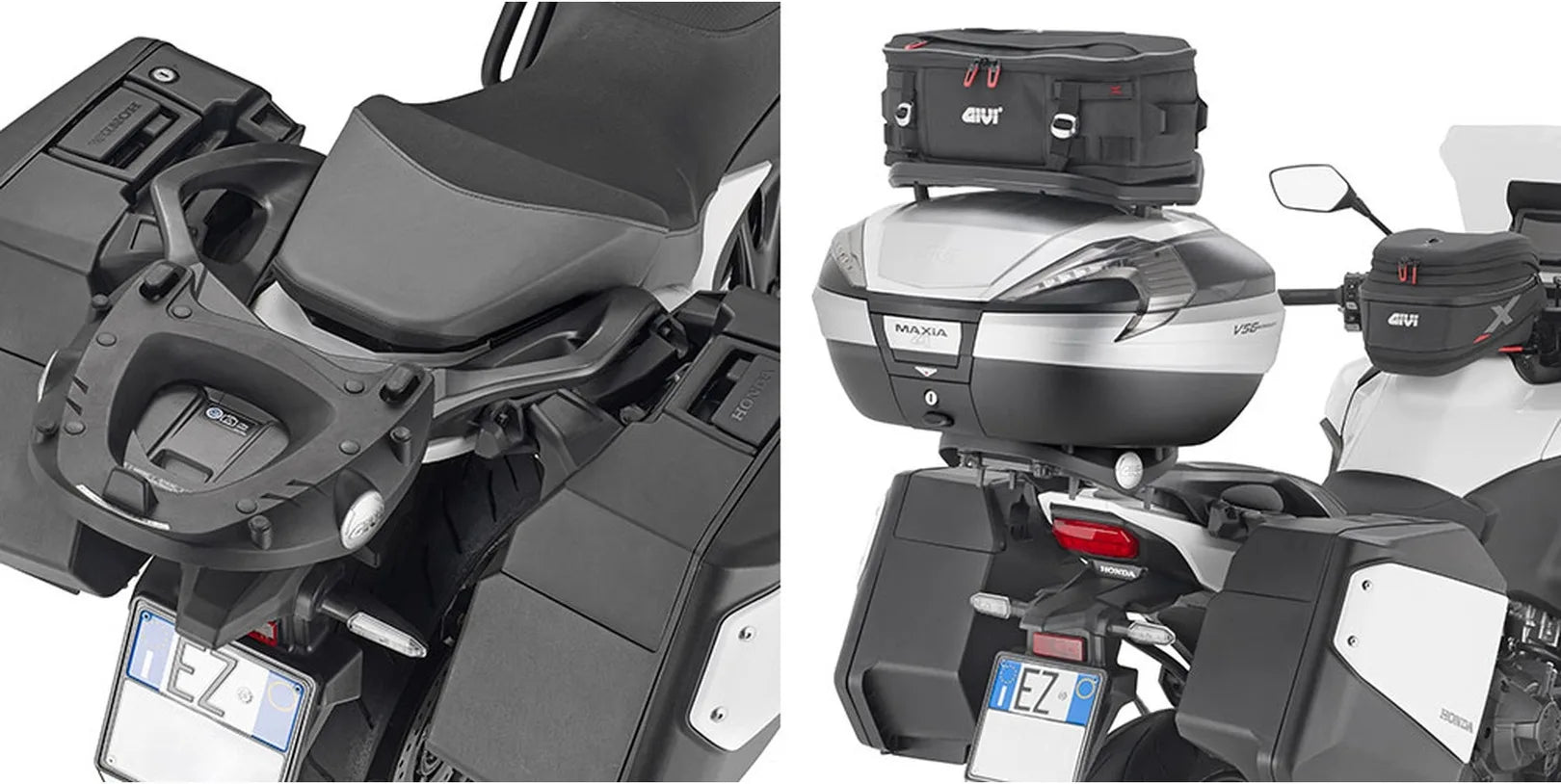 Monolock Black Tech Top Case - 30 Lt Technopolymer - Givi Compatible With Honda Nt 1100 (2025)