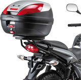 Monolock Black Tech Top Case - 29 Lt Technopolymer - Givi Compatible With Honda Cbf 125 (2009-2014)