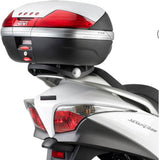 Monokey Trekker Outback Evo Smart Black Aluminium Top Case - 42 Lt Trekker Outback Evo Smart Aluminium - Givi Compatible With Honda Silver Wing 600 - Abs (2001-2009)