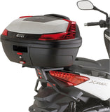 Monolock Simply Iv Black Top Case - 45 Lt Simply Iv Technopolymer - Givi Compatible With Yamaha X-Max 125 - 250 (2014-2017)