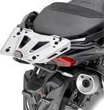 Monolock Riviera Black Top Case - 46 Lt Riviera Technopolymer - Givi Compatible With Yamaha T-Max 530 (2017-2019)