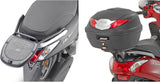 Monolock Blade Black Tech Top Case - 47 Lt Blade Technopolymer - Givi Compatible With Yamaha D'Elight 125 (2017-2020)
