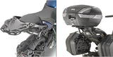 Monolock Blade Black Tech Top Case - 37 Lt Blade Technopolymer - Givi Compatible With Yamaha Niken Gt 900 (2019-2024)