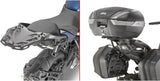 Monokey Trekker Outback Evo Smart Anodized Aluminium Top Case - 42 Lt Trekker Outback Evo Smart Anodized Aluminium - Givi Compatible With Yamaha Niken Gt 900 (2019-2024)