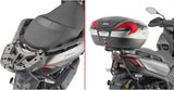 Monokey Trekker Aluminium Top Case - 33 Lt Trekker Aluminium - Givi Compatible With Yamaha Tricity 300 (2020-2024)