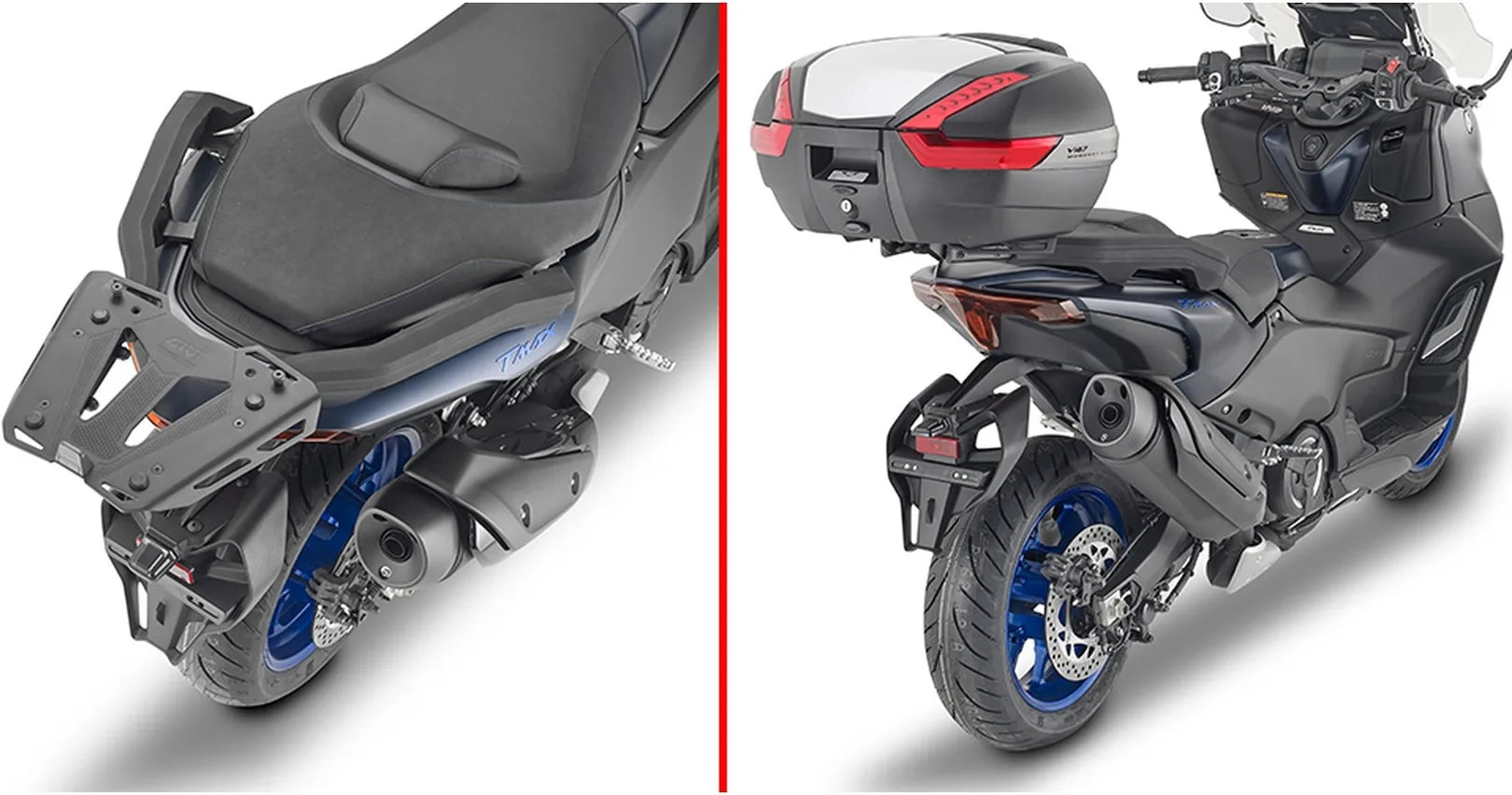 Monokey Animal Carrier Top Case - 33 Lt Nylon - Givi Compatible With Yamaha T-Max 560 (2022-2024)