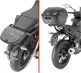 Monolock Blade Black Top Case - 47 Lt Blade Technopolymer - Givi Compatible With Yamaha Mt-125 (2020-2024)
