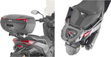 Monokey Trekker Lite Gray Top Case - 35 Lt Trekker Lite Technopolymer - Givi Compatible With Yamaha X-Max 125 (2023-2024)