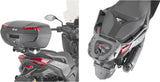 Monokey Maxia 5 Silver Top Case - 58 Lt Maxia 5 Technopolymer - Givi Compatible With Yamaha X-Max 125 (2023-2024)