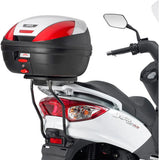 Monolock Silver Top Case - 32 Lt Technopolymer - Givi Compatible With Sym Joyride 125 - 200 Evo (2009-2022)