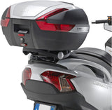 Monokey Trekker Aluminium Top Case - 46 Lt Trekker Aluminium - Givi Compatible With Suzuki An 650 Burgman - Executive (2013-2020)