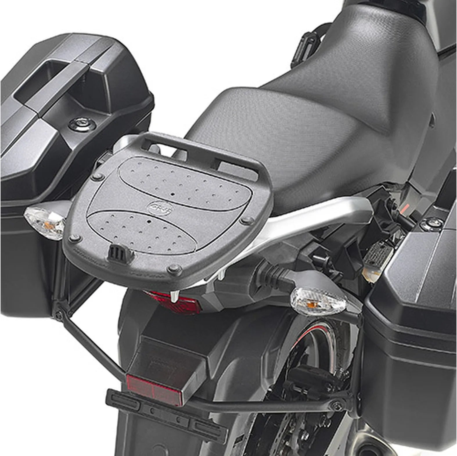 Monokey Animal Carrier Top Case - 33 Lt Nylon - Givi Compatible With Suzuki V-Strom 250 (2017-2021)