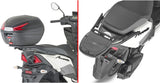 Monolock Riviera Black Top Case - 46 Lt Riviera Technopolymer - Givi Compatible With Suzuki Avenis 125 (2023-2024)