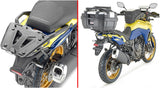 Monolock Vision Black Tech Top Case - 34 Lt Vision Technopolymer - Givi Compatible With Suzuki V-Strom 800 De (2023-2024)