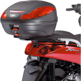 Monolock Riviera Triple Black Top Case - 46 Lt Riviera Technopolymer - Givi Compatible With Mbk Skycruiser 125 (2005-2009)